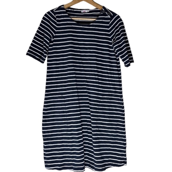 Faherty Dresses & Skirts - Faherty T-Shirt Stripped Dress Size Small